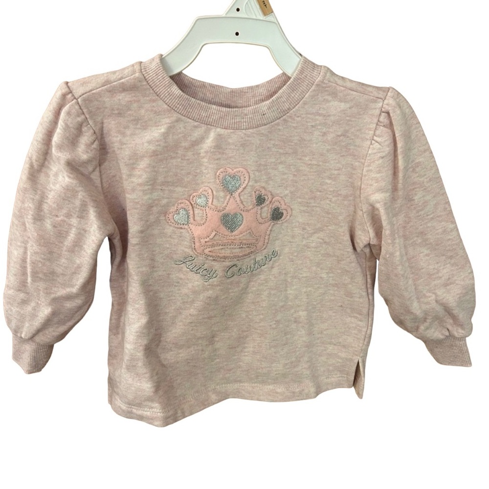 EUC. Juicy Couture Crown Fleece Jumpsuit - 2T - Picture 5 of 8